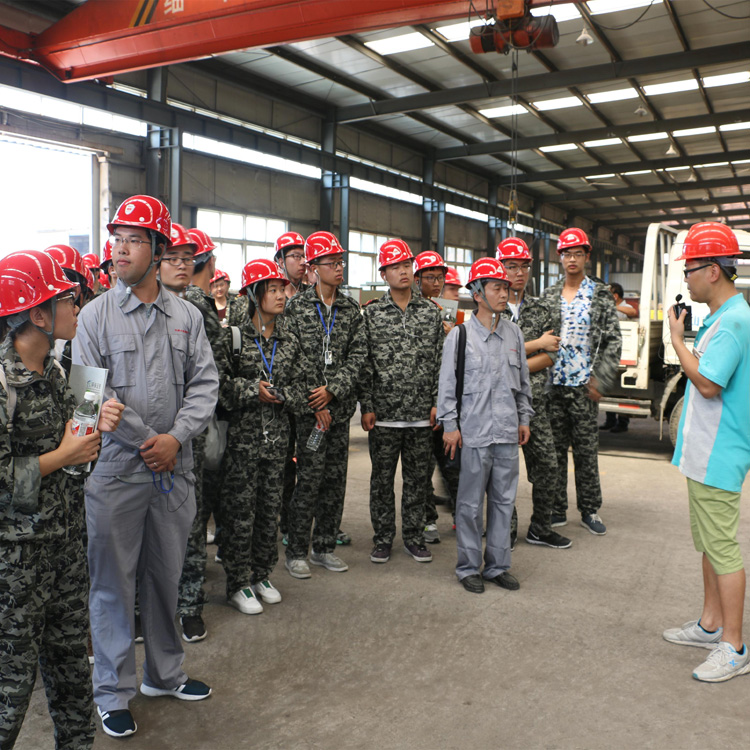 中国石油大学师生来山东贝特环保公司参观学习、交流